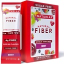 Zuckerfreies Psyllium Husk Fiber Powder (Berry - 24 Packungen)