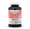 Hibiscus USDA Organic 120 Kapseln | Natürliche Nahrungsergänzungsmittel | Zertifizierte organische vegetarische Kapseln und Bio Hibiscus (Hibiscus Sabdariffa) Getrocknete Blume (120 Kapseln)