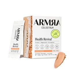 ARMRA ColostrumTM Pulver | Blutorange | Darmgesundheit & Blähungen | Haut & Haar | Immunität | Keto, Gluten & Fettfrei | 30 Portionen
