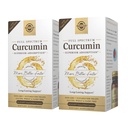 Solgar Full Spectrum Curcumin - 60 LiCaps, Paket von 2 - Überlegene Absorption - Gehirn, Joint & Immune Health - Non-GMO, Vegan, Glutenfrei, Dairy Free - 120 Gesamt Servietten