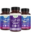 Nested Naturals Luna Kinder Schlafzusatz (60 Kautabletten) & Luna Natural Sleep Aid (60 Vegan Kapseln)