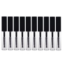 AKOAK 10 Packs 4ml Transparente wiederverwendbare leere Flasche Tube Container Makeup Vials kosmetisches Werkzeug für Wimpern Wachstum Öl/Mascara mit Pinsel für Zuhause und Reisen