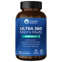 Vitamin World Ultra 360 Multivitamin für Männer One Daily, Men's Multivitamin mit Mineralien, Kräuter & Antioxidantien, Tägliche Ergänzung mit Vitamin A, C, D, E & Zink für Energie & Immununterstützung, 90 Caplets