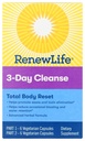 Renew Life Adult Cleanse Total Body Reset, Fortgeschrittene Kräuterformel - 2-Teil, 3-Tage-Programm - Gluten, Dairy & Soy Free - 12 vegetarische Kapseln