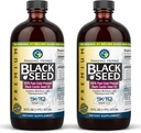 Erstaunliche Kräuter Premium Black Seed Oil - Glutenfrei, Non GMO, Kalt gepresst Nigella Sativa Aids in Verdauungs-Gesundheit, Immununterstützung, Gehirnfunktion, Joint Mobility - 16 Fl Oz (Pack von 2)