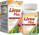 Herbal Solutions Livex Plus Natural Supplement für Liver Clease. Hilft, eine Leberentgiftung und Verdauungsgesundheit zu verbessern.