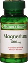 Nature's Bounty Magnesium 500mg, 100 Count, Pack of 2