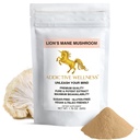 Addictive Wellness Lions Mane Supplement Powder, Premium-Qualität Lions Mane Mushroom Powder Dual-Extrakt Nootropic, Sugar Free, Vegan & Paleo Friendly Lion's Mane Mushroom Supplement - 1500 mg