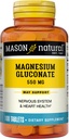 Mason natürliches Magnesium Gluconate 550mg Tablets 100 Verhindern Sie Dizziness, Muskelschwäche