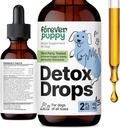 Forever Puppy Detox Tropfen für Hunde - Dandelion Root & Dandelion Blatt Tincture für Leber und Nieren Unterstützung - Kräuter Detox & Antioxidante Unterstützung Ergänzung für Hunde aller Rassen & Größen - 2 fl oz