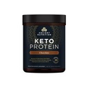 Antike Ernährung Keto Protein Pulver, KetoPROTEIN mit Fetten aus Knochen Broth und MCT Öl, Schokolade, 18g Protein 10g Fett pro Servierung, Glutenfrei, Low Carb, Paleo Friendly, 17 Servierungen