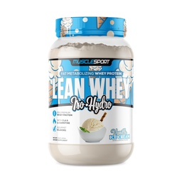 Musclesport Lean Whey RevolutionTM Protein Powder - Whey Protein Isolate - Low Calorie, Low Carb, Low Fat, Incredible Flavors - 25g Protein pro Scoop (2LB, Vanilla)