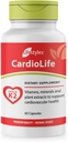 Lifestyles CardioLife Supplement - Herbal Heart Health Support mit Vitamin K2 (MK7), Folsäure, Beetroot, Cayenne Extract & More – Made in Canada – 60 Kapseln (1)