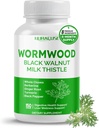 Wormwood Ganze Tücher Milchdistel mit anderen Kräutern - Unterstützung Verdauungsgesundheit, Leber Wellness - Made and Testing in den USA