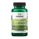 Swanson Quercetin & Bromelain-Promote Respiratory Health Support-Aid Saisonale Immunsystem Gesundheit-Support Cholesterol Levels bereits w/i Normal Range 100 Caps (250mg Quercetin/78mg Bromelain)