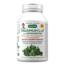 ANDREW LESSMAN Maximum L+Z mit Astaxanthin 240 Softgels - 12mg Lutein, 6mg Zeaxanthin, 4mg Astaxanthin. Hauptnährstoffe zur Unterstützung von Augen- und Gehirngesundheit und zur Förderung gesunder Vision.