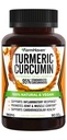 Kurkuma Curcumin mit BioPerine Black Pepper & 95% Curcuminoids, 1965mg, maximale Absorption für Gelenkunterstützung, Non-GMO Turmeric Capsules, Made in USA - 90 Veg Caps