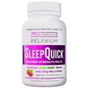 Relaxium Schlafen Sie schnell maximale Stärke Melts, Fast Acting Sleep Aid mit 10 mg Melatonin, Drug Free Dietary Supplement, Vegan, Glutenfrei, Made in USA, 100 Servierungen, Berry Flavor