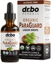 ParaGuard Cleanse Liquid Organic Detox - Organic Intestinal Guard Formula Supplement für Menschen mit schwarzem Walnuss-Wurzeltuch & Oregano Tinktur - Natürliche Kräuter Darm Körper Gut Reiniger 2 oz