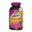 Nature's Way Alive! Frauen Daily Gummy Multivitamine, 16 Vitamine & Minerals, Energie Metabolismus*, Haar Haut & Nägel*, Vegetarisch, Mischbeeren Flavored, 150 Gummi (Packaging May Vary)