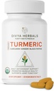 Organic Turmeric & Ginger + Black Pepper - 100% reine Ganzwurzeln, unverarbeitet, unbeschichtet, Authentic Ayurvedic Blend - Unterstützt Joint Health & Immunity – 120 Vegan Tabs