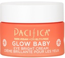 Pacifica Glow Baby Aufhellende Augencreme – Vitamin C Unter Augencreme für dunkle Kreise & Puffiness, Koffein-infused Augenaufheller für müde Augen Duft-Free 0.5 oz Clean Vegan Dermatologe getestet