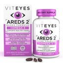 Viteyes AREDS 2 + Omega-3 Macular Support Softgels, Plus Triple Strength Omega-3 (650 mg EPA, 350 mg DHA) für Herzgesundheit & Augengesundheit, Augenvitamine, Vision Supplement, 270 Softgels
