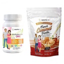 BariatricPal 30-Day Bariatric Vitamin Bundle (Multivitamin ONE 1 pro Tag! mit 45mg Eisen Chewable - Orange Citrus und Calcium Citrate Soft Chews 500mg mit Probiotics - Französisch Caramel Vanilla)