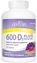 Calcium du 21e siècle 600 mg +D Plus comprimés à croquer, 75 Nombre
