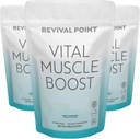 Vital Muscle Boost- Premium myHMB und Vitamin D3 Ergänzung für Erwachsene– Patentiertes HMB Pulver 3000mg- für gesunde Muskeln, Energie & Vibrant Active Life- Unterstützt Proteinsynthese & Stärke
