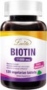 LOVITA Maximale Stärke 11.000mcg Biotin: Schnellauflösende, vegetarische Tabletten - einfach absorbiert, Gluten & Dairy-Free, 128 Vegan-Friendly Tabletten