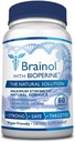 Fungavir Brainol - Targeted Brain Support Supplement - B Vitamine, Magnesium, Aminosäuren, St. John's Wort, Phosphatidylserine, Ginkgo Biloba - Vegan-Friendly - 60 Kapseln - 1 Monat Versorgung