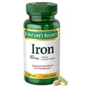 Nature’s Bounty Iron 65mg, 325 mg Ferrous Sulfat, Cellular Energy Support, fördert normale Rote Blutzellenproduktion, 1 Servieren pro Tag, Glutenfrei, 100 vegetarische Tabletten
