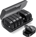 PULIV Weekly Pill Organizer 2 Mal am Tag, Große Kapazität Pille Box Case 7 Tag mit einfachem Öffnen, AM PM Medication Organizer mit Datenschutz für Vitamine, Medikamente, Ergänzungen, Fischöle