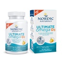 Nordic Naturals Ultimate Omega-D3, Lemon Flavor - 90 Soft Gels - 1280 mg Omega-3 + 1000 IE Vitamin D3 - EPA & DHA - fördert Gehirn, Herz und Immungesundheit - 45 Portionen