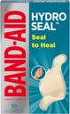 BAND-AID Marke Hydro Seal Adhesive Wasserdichte Bandagen, Hydrokolloid Gel Patch für Erste Hilfe, schnellere Heilung für Minor Blister, Schnitte & Scrapes, 10 Zähler