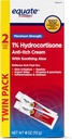Gleiches TWINPACK 1% Hydrocortison Anti-itch Cream im Vergleich zu Maximum Stärke Cortison