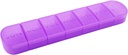 Wöchentliche Pille Organizer, Einmal am Tag, 7-Tage Pille Box Container, Matte Purple, Große 7 Komponenten Vitamine Case Pillenspender für Medizin, Medikamente, Fischöle, Nahrungsergänzungsmittel, Kapsel, Tablet