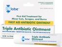 Globe Triple Antibiotic First Aid Ointment, 1 Oz. | 24-Stunden-Infektionsschutz, Behandlung für Minor Scrapes, Burns und Cuts | (1 Tube)