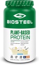 BioSteel Vegan Protein Powder - Vanille, NSF für Sport, 1,8 lbs, 22g Protein, 25 Servierungen - Pflanzenbasiertes Proteinpulver mit Brown Rice, Pea & Kürbis Seed - Premium Pflanzenproteinpulver