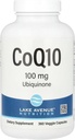Lake Avenue CoQ10 Nutrition - Ubiquinone Supplement - Promotes Antioxidans Aktivität - Glutenfrei, Non-GMO - 100 mg - 360 Veggie Kapseln