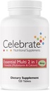 Celebrate Vitamine 2-in-1 Bariatric Multivitamin mit Calcium Citrate Kautabletten, für Post Bariatric Chirurgie einschließlich Magen Bypass und Sleeve Gastrectomy, Mango, 120 Zähler