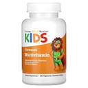 California Gold Nutrition Kaubares Multi-Vitamin mit Vitamin A, Vitamin C, Vitamin E und Apfelfruchtpulver für Kinder, sortierte Frucht, 180 vegetarische Tabletten