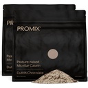 ProMix Nutrition Casein Protein Powder - Gras-Fed, Weide Raised, Slow Release 25g Micellar Casein - 5.4g BCAAs Glutenfrei, Sugar Free, Soy Free - Schokolade, 5lb