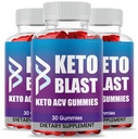 (3 pack) Gummées kéto blast, résistance maximale, Gummée kéto blast originale, formule avancée, alimentation de 3 mois