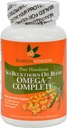 Seabuck Wonders Sea Buckthorn Oil Blend - 500 mg - Omega 7 Complete - Natural - Gluten Free - 120 Softgels (Pack von 2)