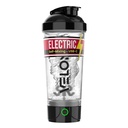 VELOMIX Electric Protein Shaker Bottle - 24 oz | USB-C Wiederaufladbare | Leak Proof Shaker Cups für Protein Shakes | Tragbare Blender für Shakes und Smoothies (Electric-Transparent)