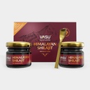 VASU Ayurveda Himalayan Shilajit Resin 400mg – Lab Tested Natural Energy Booster mit Fulvic Acid & 85+ Trace Minerals – Pure Shilajit für Männer & Frauen – 100 Tage Versorgung für Stärke & Stamina (2-Pack)