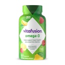 Vitafusion Omega-3-Gummi-Vitamine, Berry-Lemonade geflammt, Herz-Gesundheit-Vitamine(1) Mit Omega 3 EPA/DHA und Vitamine A, C, D und E, Amerikas Nummer 1 Vitamin-Marke, 60-Tage-Versorgung, 120 Zähler