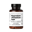 Santa Cruz Paleo Magnesium Kaliumkapseln, Magnesium Glycinat und Kaliumcitrat, Glutenfrei, Keto, Zuckerfrei, Paleo, für allgemeine Gesundheit, Gehirn, Muskel, Knochen und Energie Unterstützung, 60 Kapseln